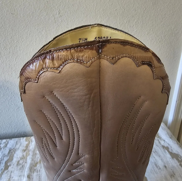 Zodiac Tan Heeled Boots - Picture 2 of 16